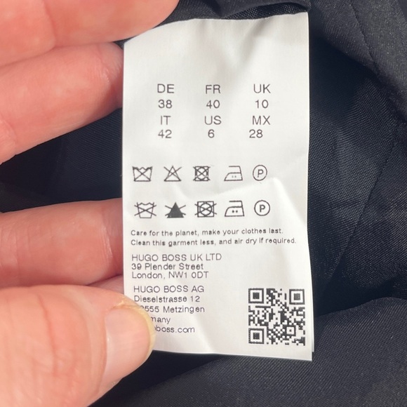 HUGO BOSS Dayami Wool Midi Dress - Picture 7 of 10